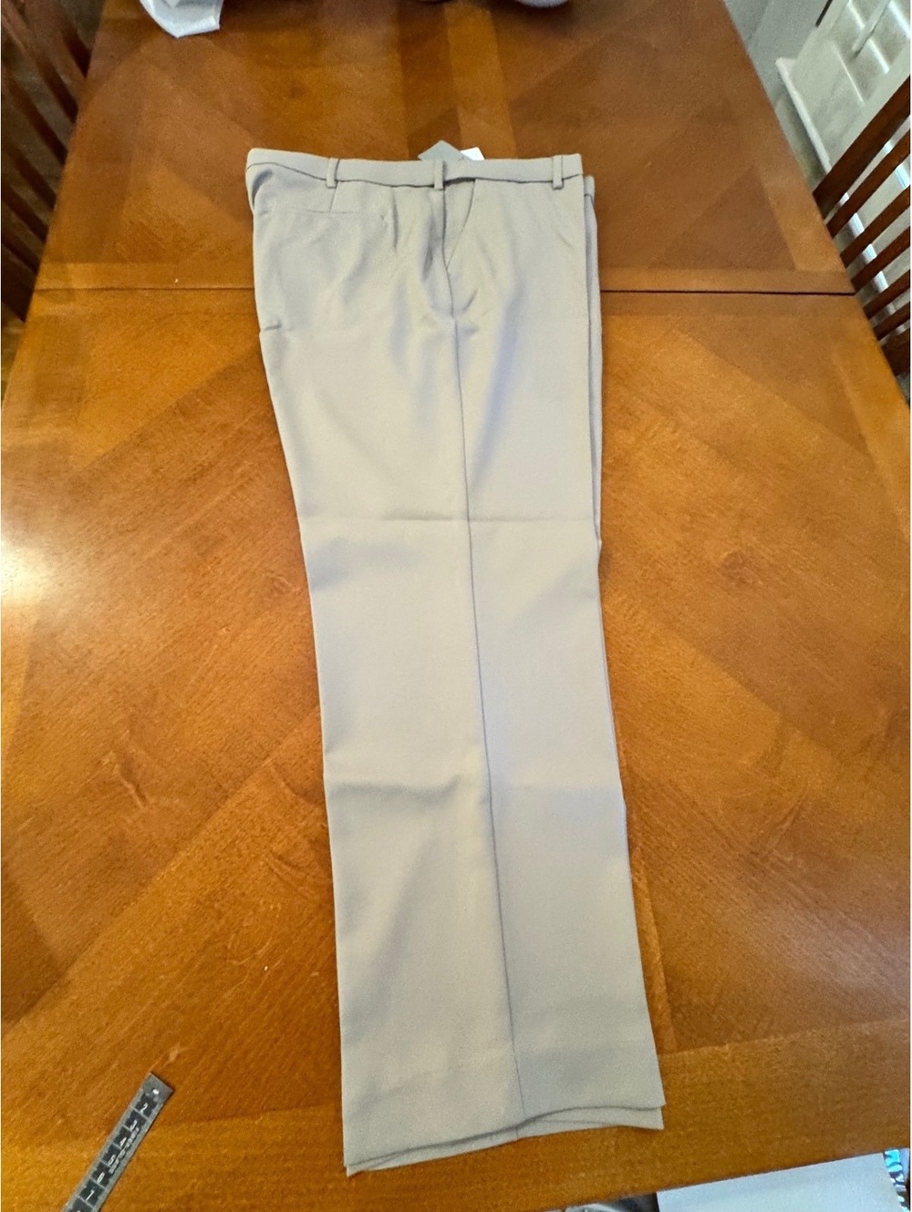 PGA Tour Men's Khaki Dress Pants with Expandable Waistband 40x29 751